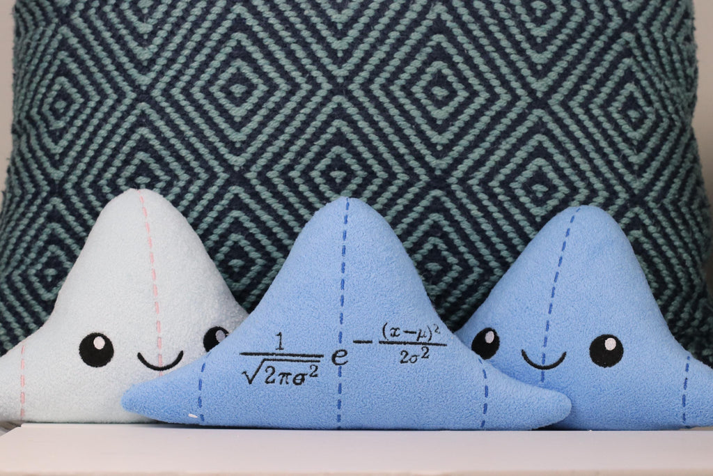 Normal Distribution Plushie: Handcrafted Statistics Gift For Data Scientist